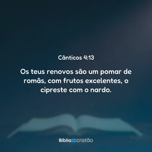 Cânticos 4:13