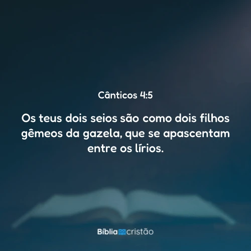 Cânticos 4:5