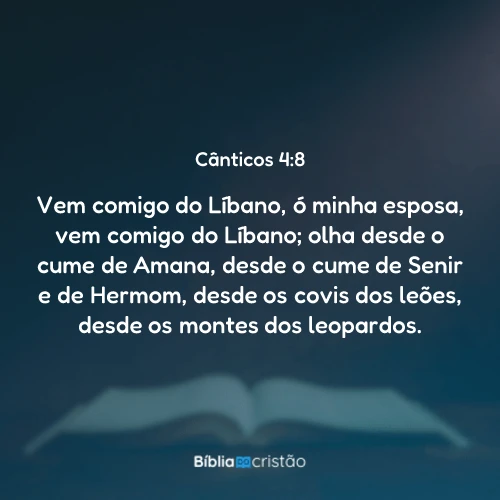Cânticos 4:8