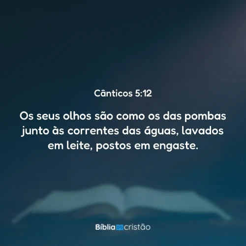 Cânticos 5:12