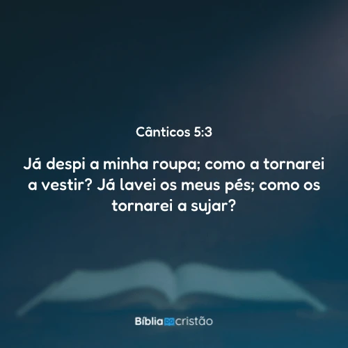 Cânticos 5:3