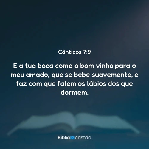 Cânticos 7:9