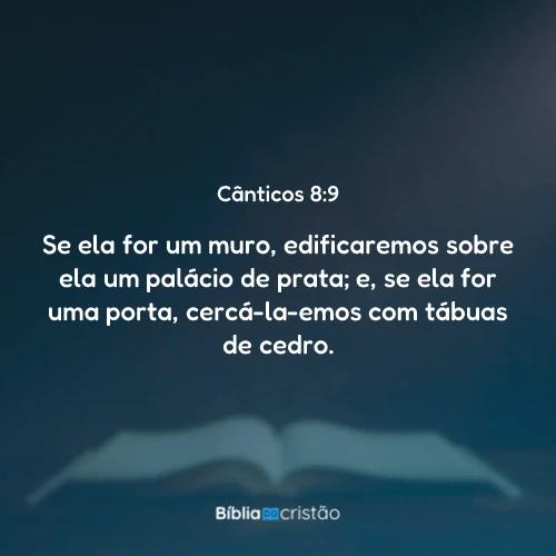 Cânticos 8:9