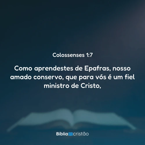 Colossenses 1:7