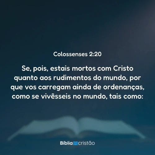 Colossenses 2:20