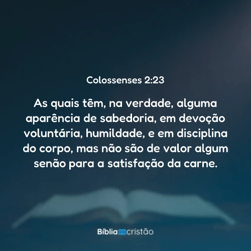Colossenses 2:23