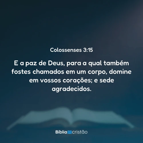 Colossenses 3:15