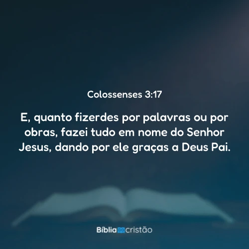 Colossenses 3:17