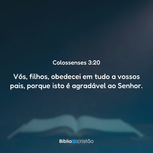 Colossenses 3:20