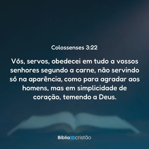 Colossenses 3:22