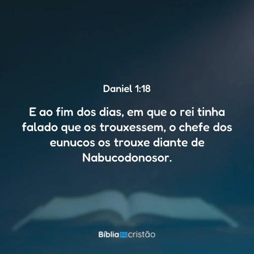 Daniel 1:18