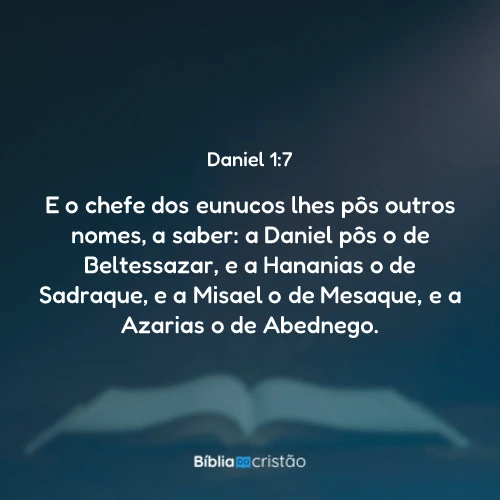 Daniel 1:7