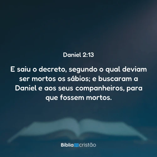 Daniel 2:13
