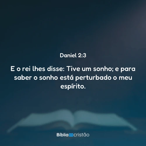 Daniel 2:3
