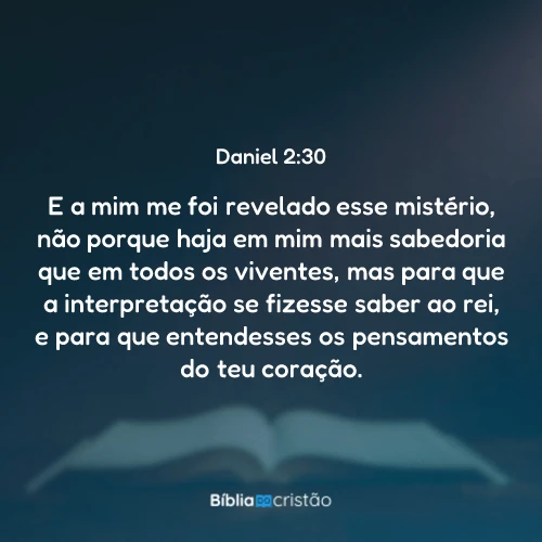 Daniel 2:30