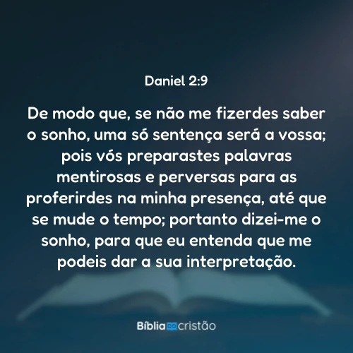 Daniel 2:9