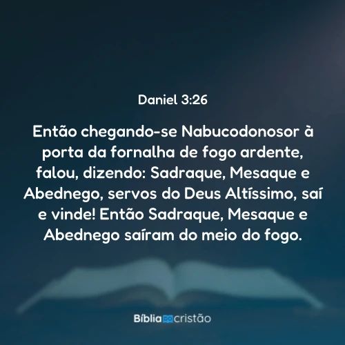 Daniel 3:26