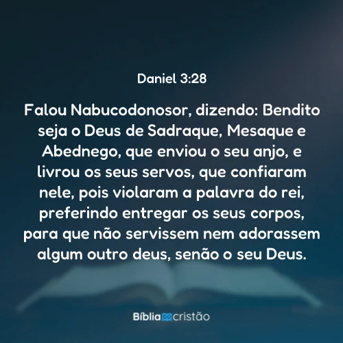 Daniel 3:28