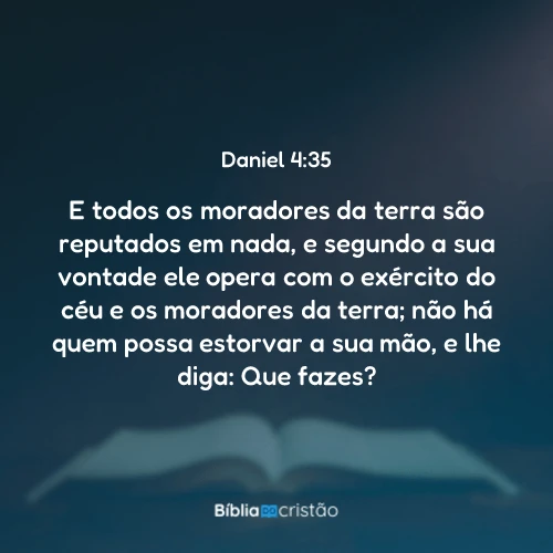 Daniel 4:35