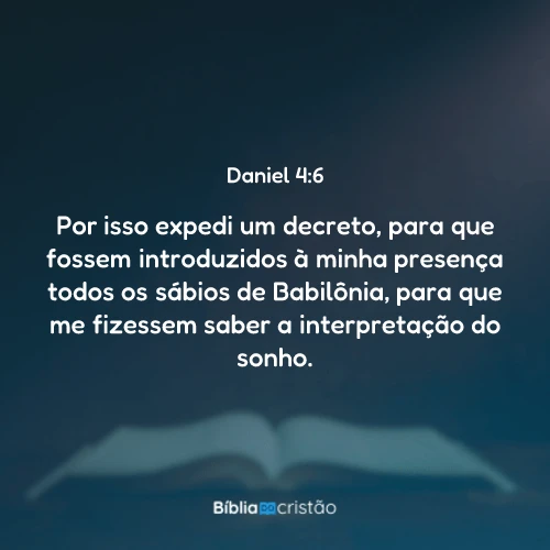 Daniel 4:6