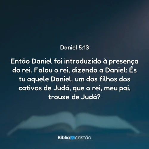 Daniel 5:13