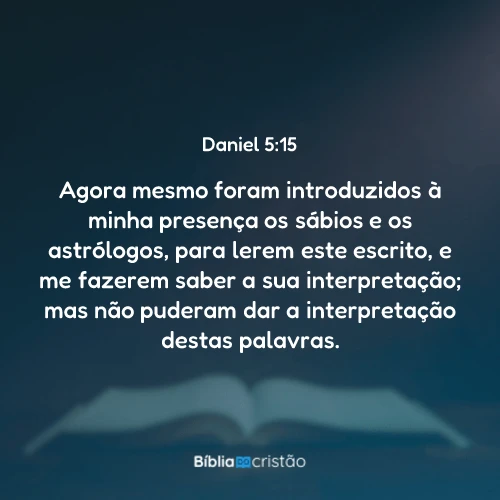 Daniel 5:15