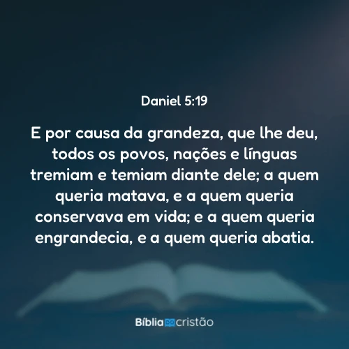 Daniel 5:19