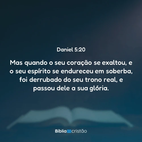Daniel 5:20