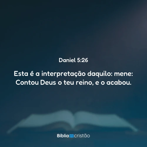 Daniel 5:26