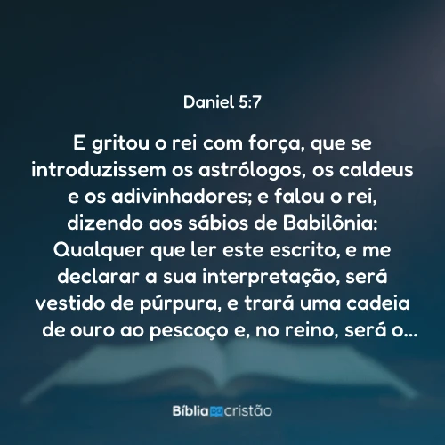 Daniel 5:7