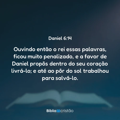 Daniel 6:14