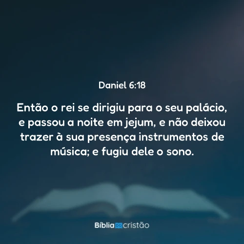 Daniel 6:18