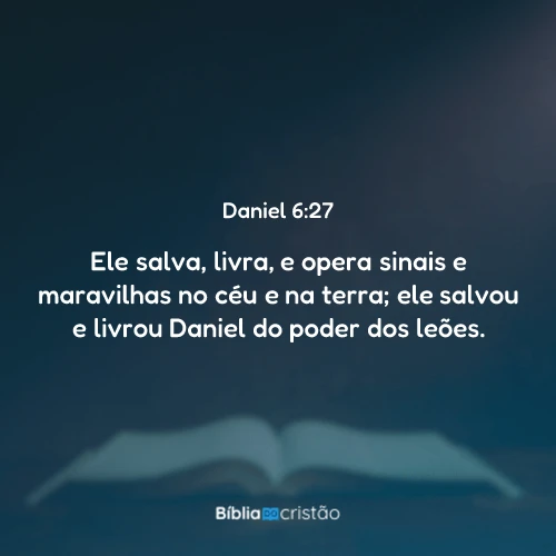 Daniel 6:27