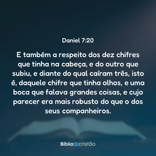 Daniel 7:20