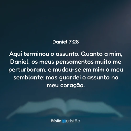 Daniel 7:28