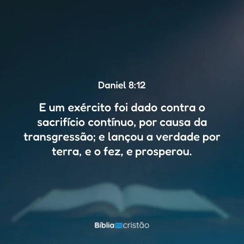 Daniel 8:12