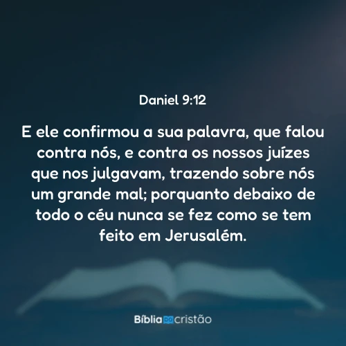 Daniel 9:12