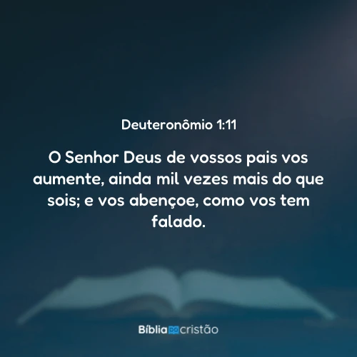 Deuteronômio 1:11