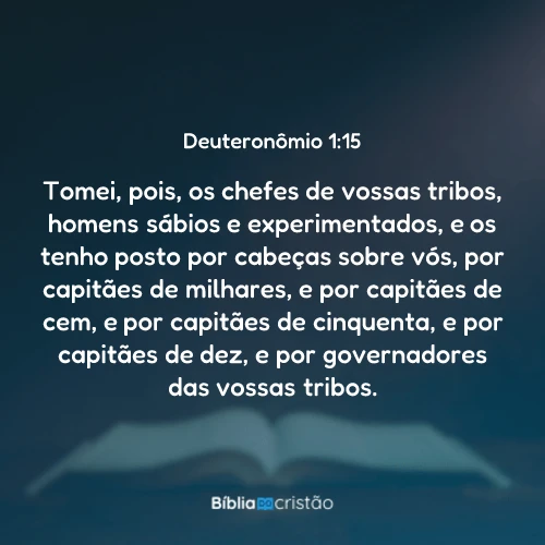 Deuteronômio 1:15