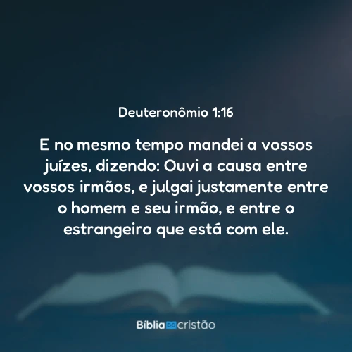 Deuteronômio 1:16