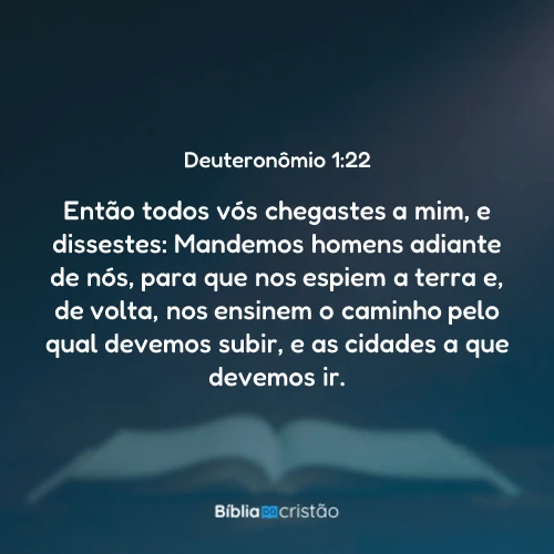 Deuteronômio 1:22