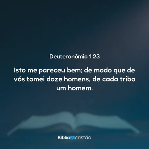 Deuteronômio 1:23