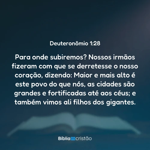 Deuteronômio 1:28