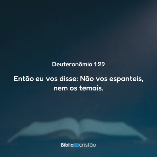Deuteronômio 1:29