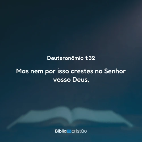 Deuteronômio 1:32