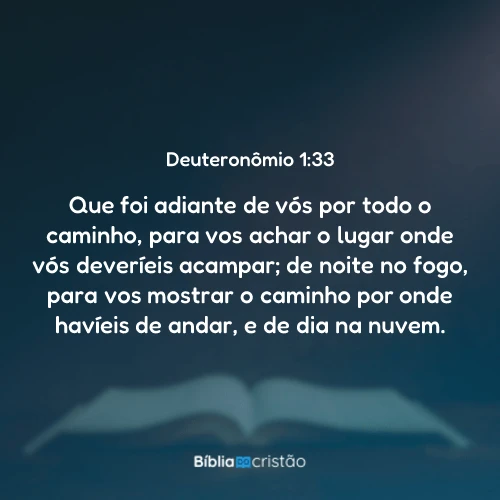 Deuteronômio 1:33