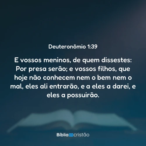Deuteronômio 1:39