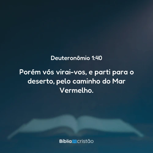 Deuteronômio 1:40