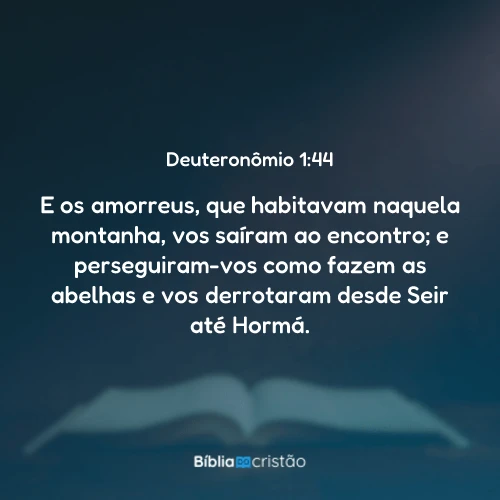Deuteronômio 1:44