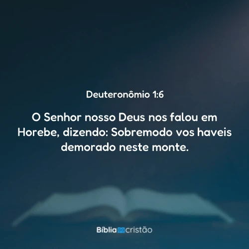 Deuteronômio 1:6